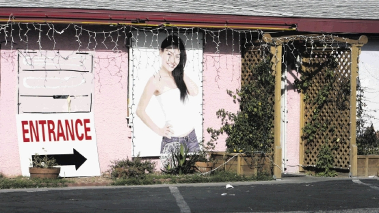 Paradise Road, Las Vegas: een massagesalon. (Trouw) Beeld REUTERS