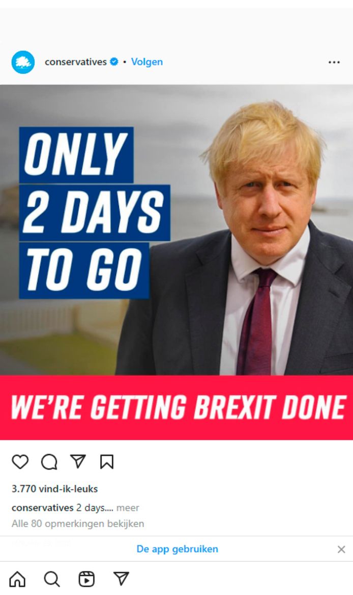 Instagram campagne Brexit