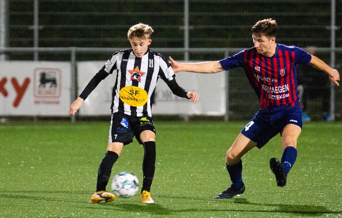 Branko Gronski (l.) effende tegen KVK Beringen mee het pad naar een deugddoende zege.