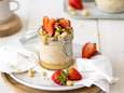 Wat Eten We Vandaag: Overnight oats met hazelnootpasta