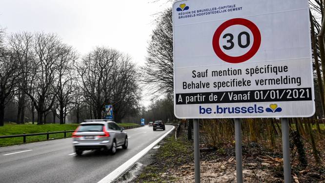 Gemiddelde snelheid in Brussel blijft dalen 