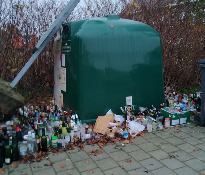 Dit soort beelden ziet men in Opwijk liever niet.