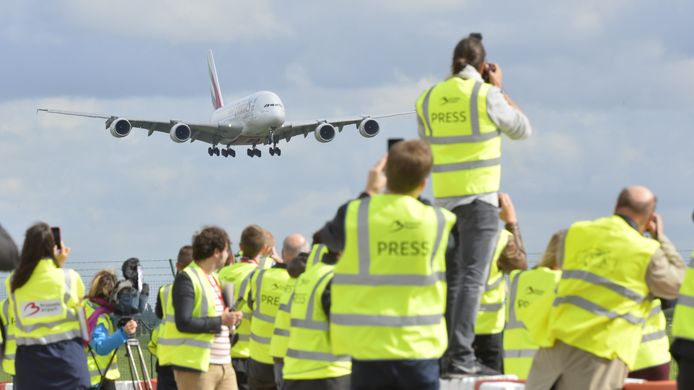 In 2015 kwam de A380 ook al naar Zaventem en dat lokte toen heel wat pers.