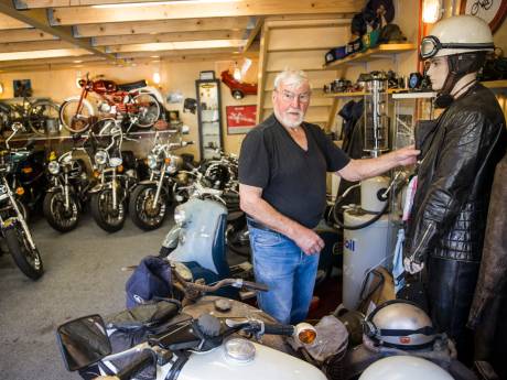 Henk (75) maakte van verzameling motoren een minimuseum: ‘Iedereen moet er van genieten’