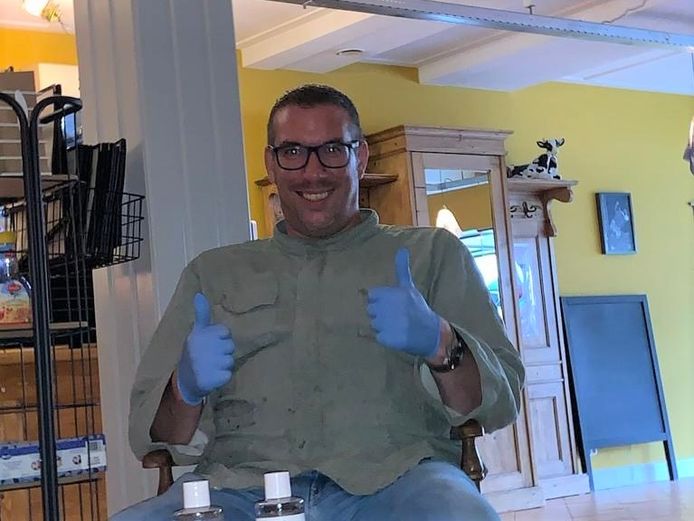 Marvin Tuininga (42) uit Elburg moest vanwege leukemie stoppen met zijn pannenkoekenrestaurant in Ermelo.