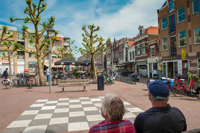 Het plein achter de Agnietenkapel is volgende week het decor voor de betoging van Pegida.