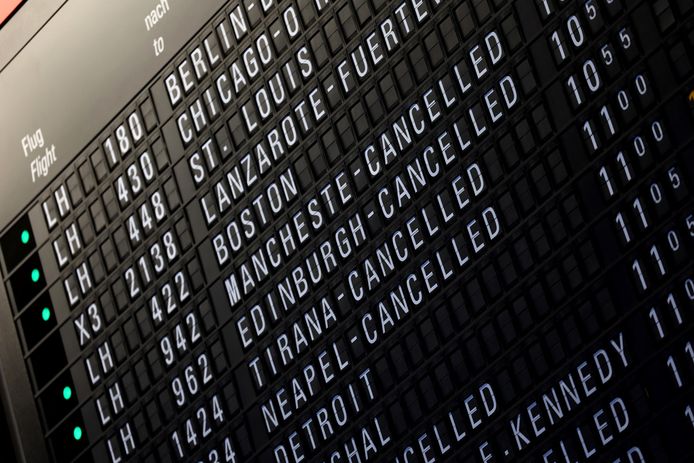 Door de ernstige IT-storing bij Lufthansa worden wereldwijd heel wat vluchten geannuleerd.
