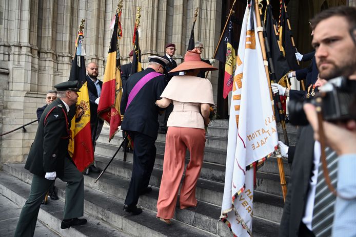 Te Deum voor 21 juli met prins Laurent en prinses Claire