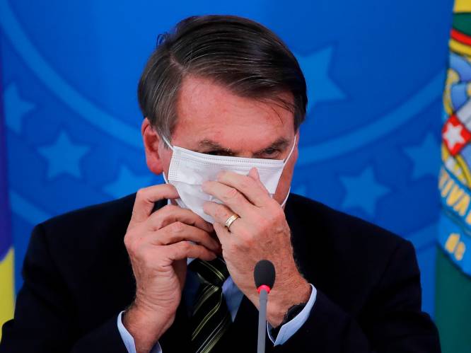 Braziliaanse rechter verplicht Bolsonaro om mondmasker te dragen
