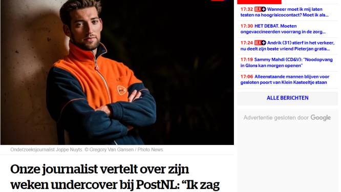 HLN is eerste nieuwsmerk in top 5 meest bezochte websites van België