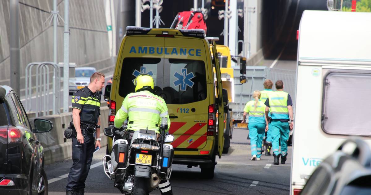 Aquaduct Middelburg afgesloten na ongeval.