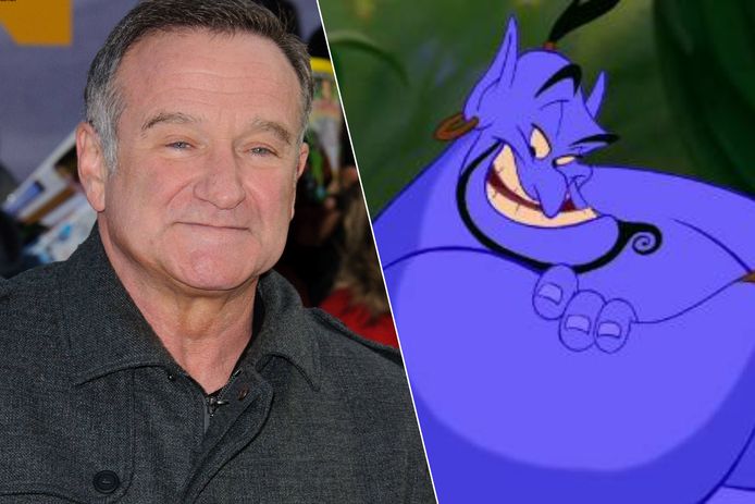 Robin Williams was de stem van 'Geest' in de tekenfilm.