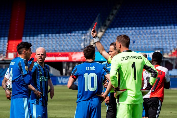 Historische Klassieker Twee Eigen Goals Voor Feyenoord En Twee Rode Kaarten Nederlands Voetbal Ad Nl