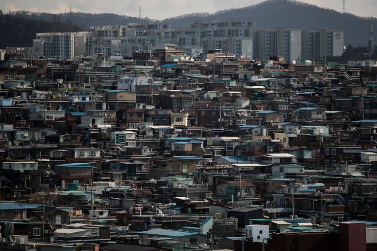 Seongma, een arme voorstad van Seoul. Beeld Woohae Cho