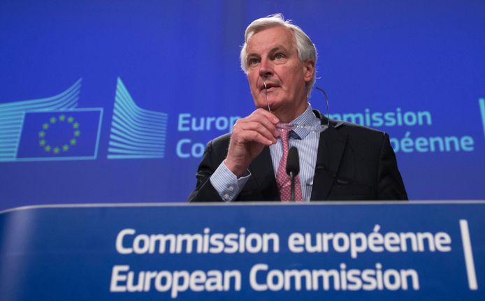 Europees hoofdonderhandelaar Michel Barnier.