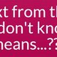 He Texted