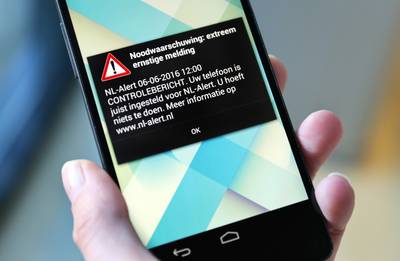 Ontvang jij NL-alert? Om 12.00 uur landelijke test
