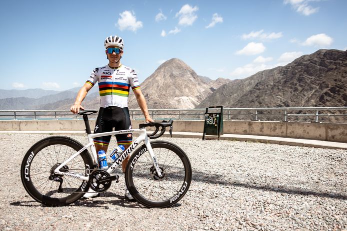 Remco Evenepoel in Argentinië.