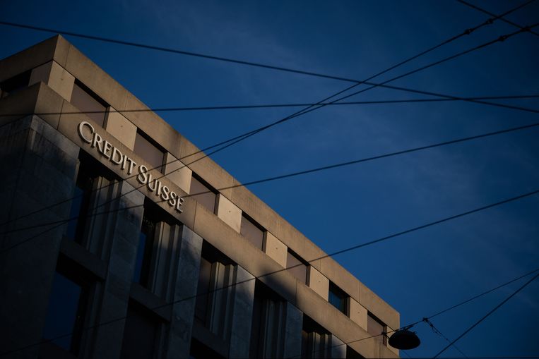 Het gebouw van Credit Suisse in Genève. Beeld AFP