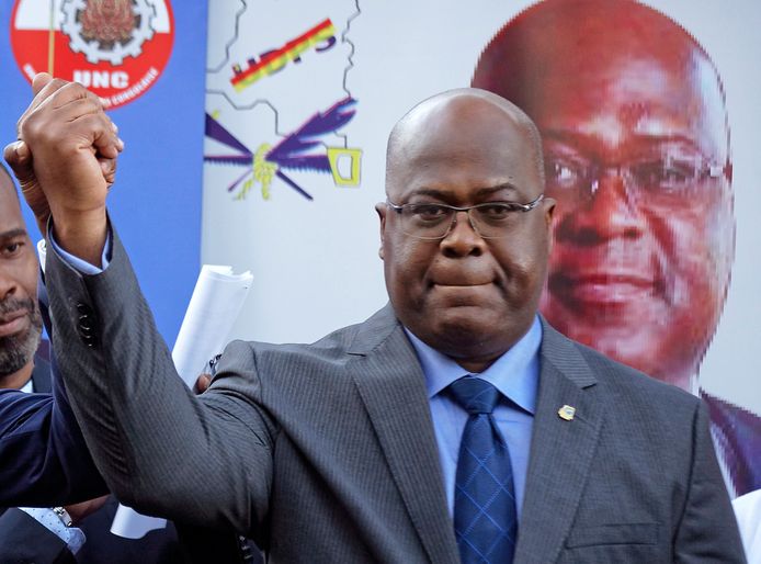 Félix Tshisekedi is door de kiescommissie uitgeroepen tot winnaar van de Congolese verkiezingen.