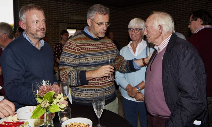 Partijvoorzitter Joachim Coens kwam langs op het jubileum van 75 jaar CD&V Brasschaat afgelopen zaterdag