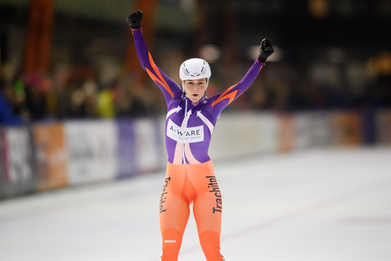 Irene Schouten was in Groningen te sterk voor Marijke Groenewoud (tweede) e...