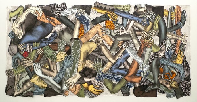 Crowd IV, Het werk van Susanna Inglada.