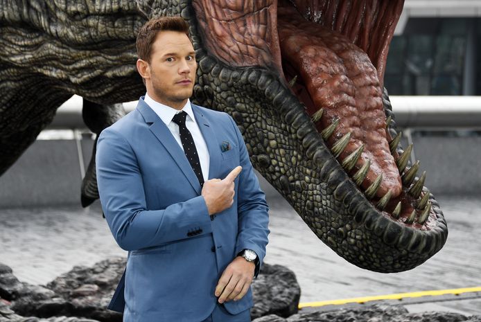 Chris Pratt op de première van 'Jurassic World: Fallen Kingdom'.