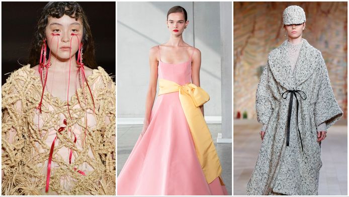 Look van Simone Rocha - look van Carolina Herrera - look van Dior.