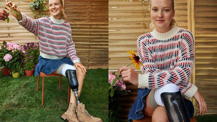 Walging dier afgunst Mode moet inclusiever: Zalando komt met kleding voor mensen met een  beperking | Nina | hln.be