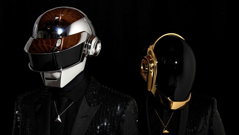 Daft Punk mét helm: zo zijn we het duo gewoon. Beeld AP