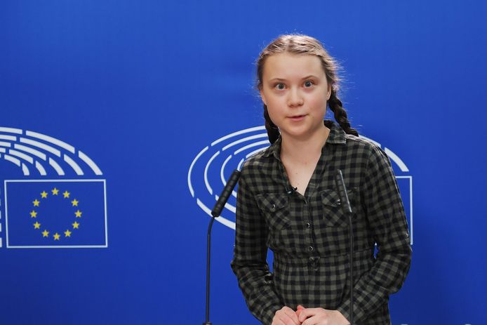 De Zweedse klimaatactiviste Greta Thunberg