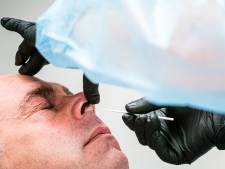 Weer flinke stijging van positieve coronagevallen in de regio