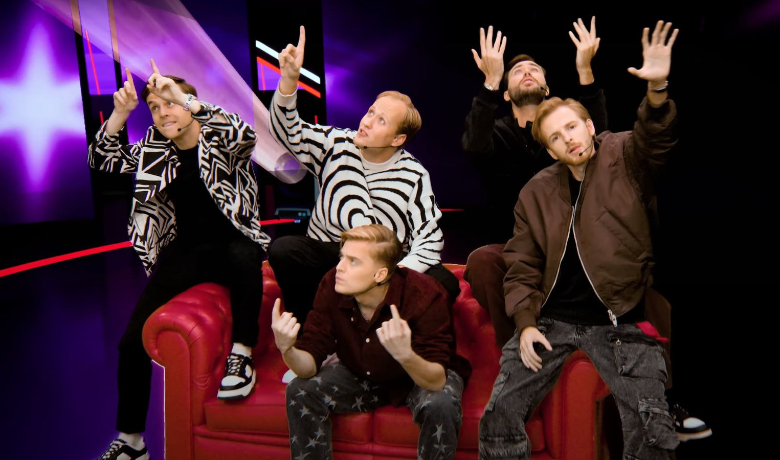 Met dit nummer willen De Bankzit­ters naar het Songfesti­val deze BN’ers geven douze points