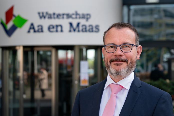 Mario Jacobs, de nieuwe dijkgraaf van Waterschap Aa en Maas.