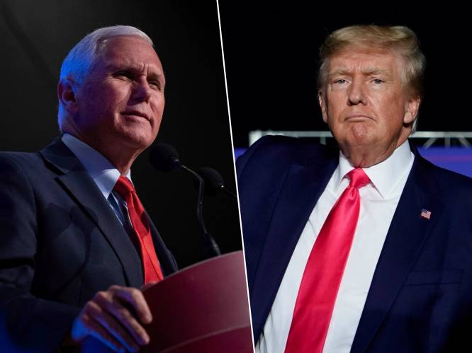 Mike Pence, ex-vicepresident van Trump, neemt het op tegen zijn oude baas als presidentskandidaat