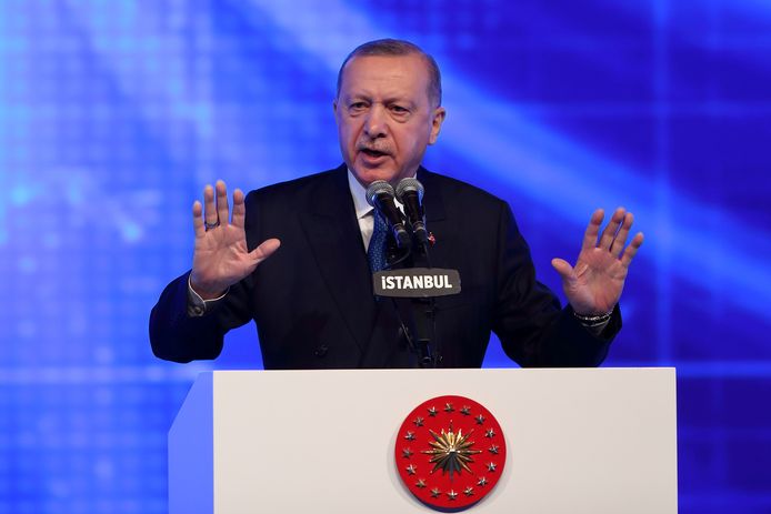 De Turkse president Tayyip Erdogan.
