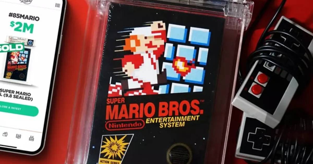 Super Mario Bros. Uåpnet spill gir rekord på 2 millioner dollar |  Spill