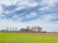 De Zeelandsche Hof, markante boerderij op een pol in Millingen, aan de grens met Duitsland