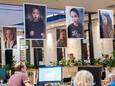 De foto-expositie over jongeren met het syndroom van Down in de bibliotheek aan de Hinthamerstraat in Den Bosch.