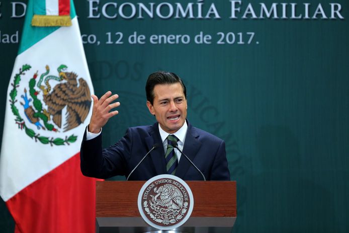 De Mexicaanse president Enrique Peña Nieto.