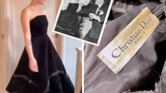Une tiktokeuse trouve une robe Dior d'une valeur de 40.000 euros dans son grenier