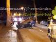Dronken Hardinxvelder (28) ramt auto's en vliegt zelf over de kop