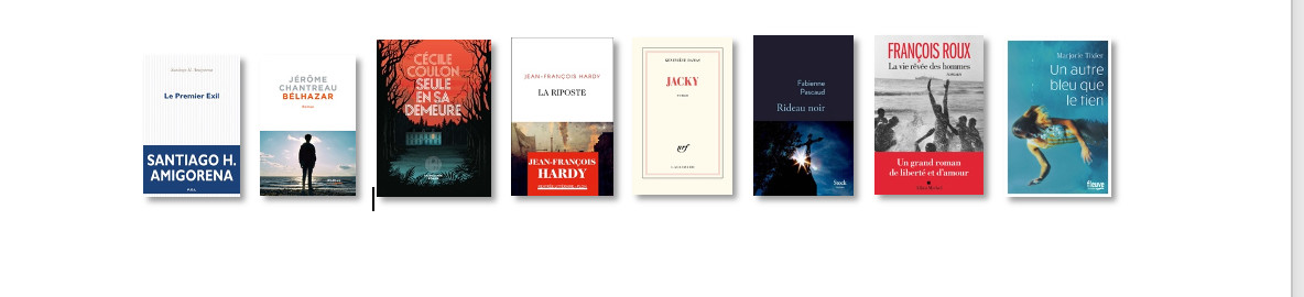 Les 8 livres sélectionnés pour l'édition 2021 du Prix Filigranes.