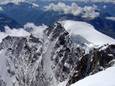 De Vincent-piramide in het Monte Rosa-massief.