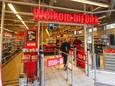 De entree van een Dirk-supermarkt. Het getoonde filiaal is niet de supermarkt aan het oogstplein in Enschede.