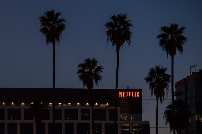 Een gebouw van Netflix in Hollywood