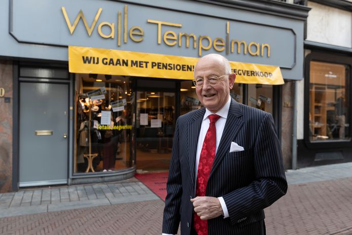 Overhemden en nette pakken Walle Tempelman 76 kleedde mannen meer dan 50 jaar maar stopt ermee Zutphen destentor