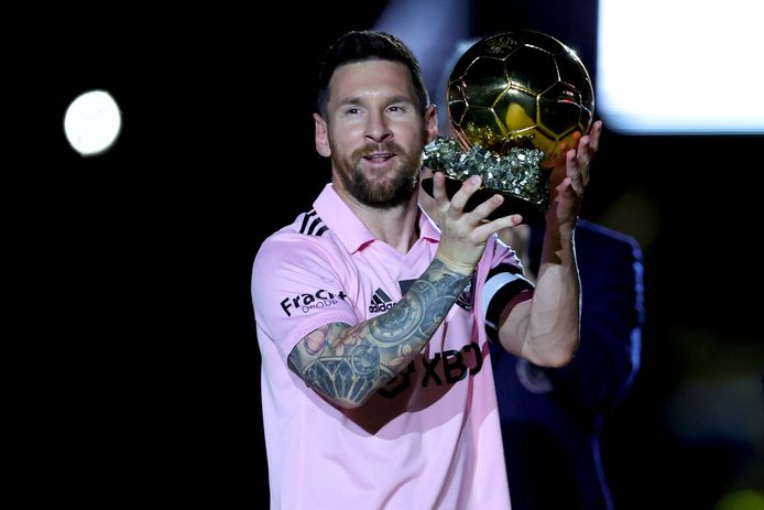 Messi won in november z'n achtste Ballon d'Or.
