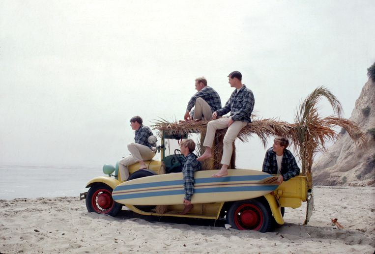 The Beach Boys in 1962 in Los Angeles. Beeld Getty